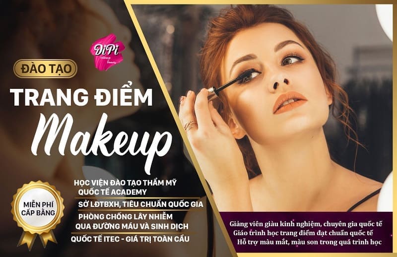 khóa dạy make up chuyên nghiệp Dipi