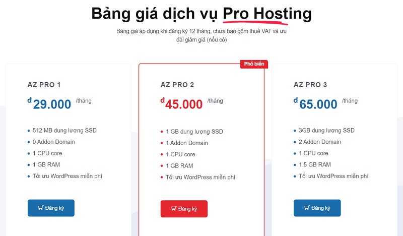 mua hosting giá rẻ azdigi