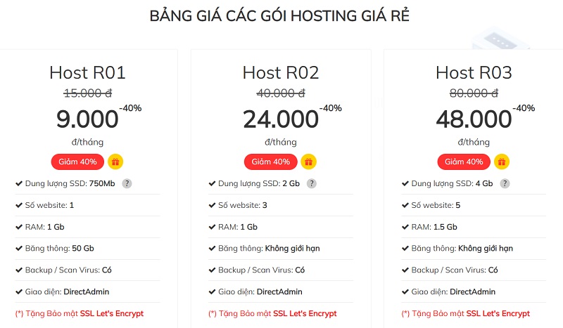 bán hosting giá rẻ bkhost