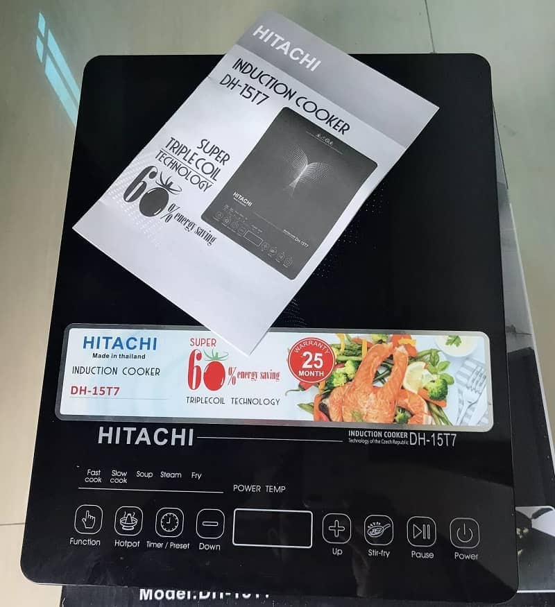 trải nghiệm nấu của hitachi 15t7